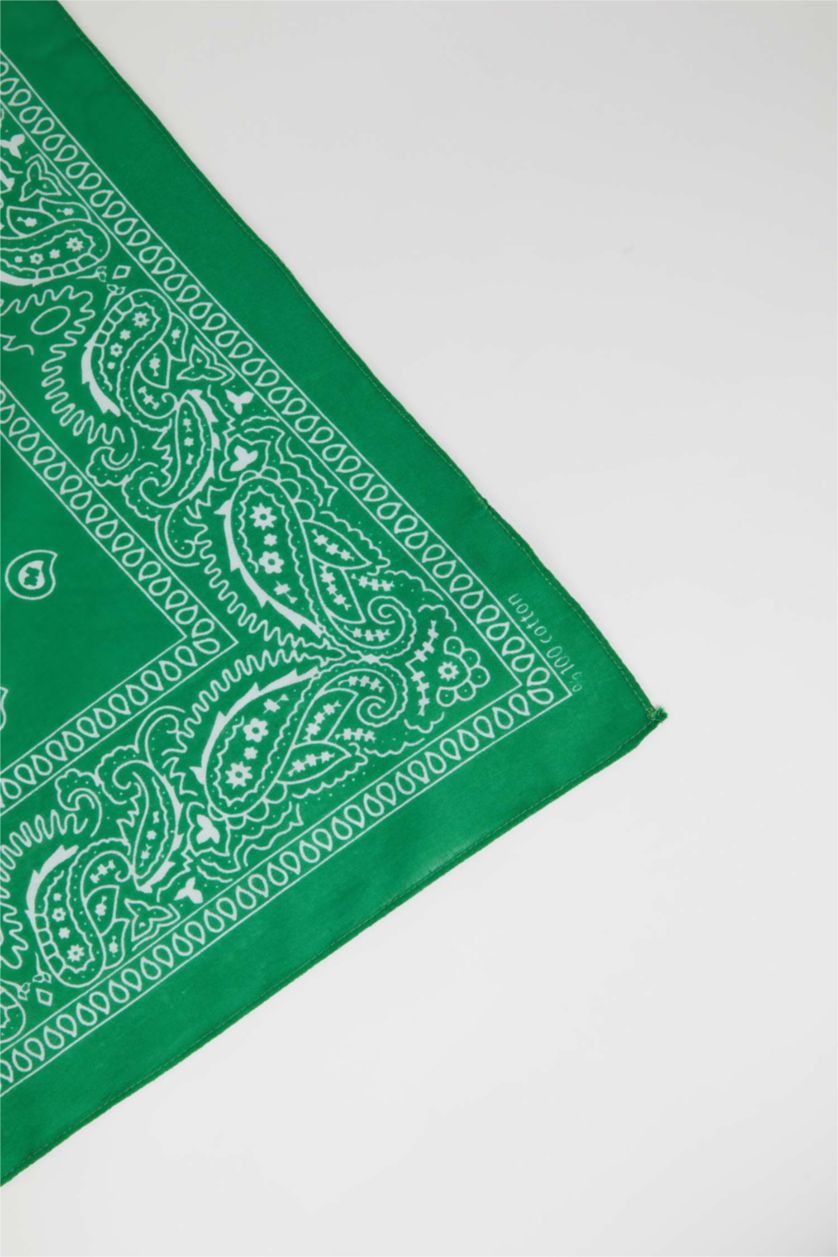 Женщины Зеленый Бандана из хлопка для женщин