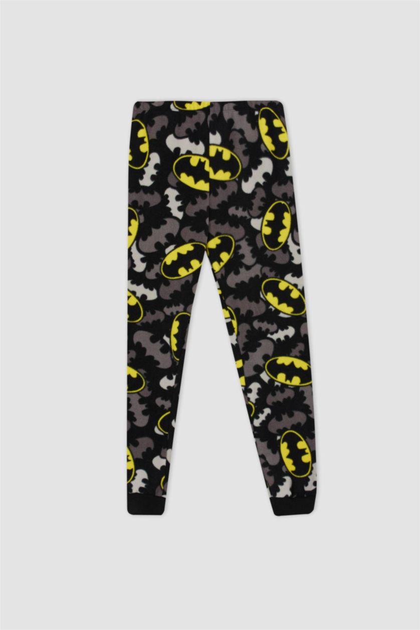 BOYS & TEENS Light Grey 2 piece Regular Fit Batman Licence Knitted Pyjamas