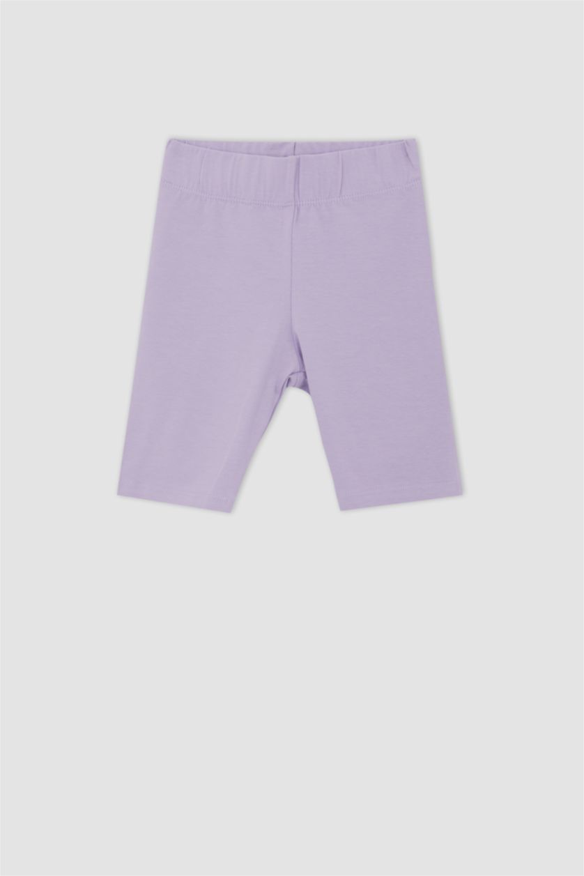 FILLES Jaune Clair Ensemble En Tricot Col Ras Du Cou Manche Courte 2 Fille