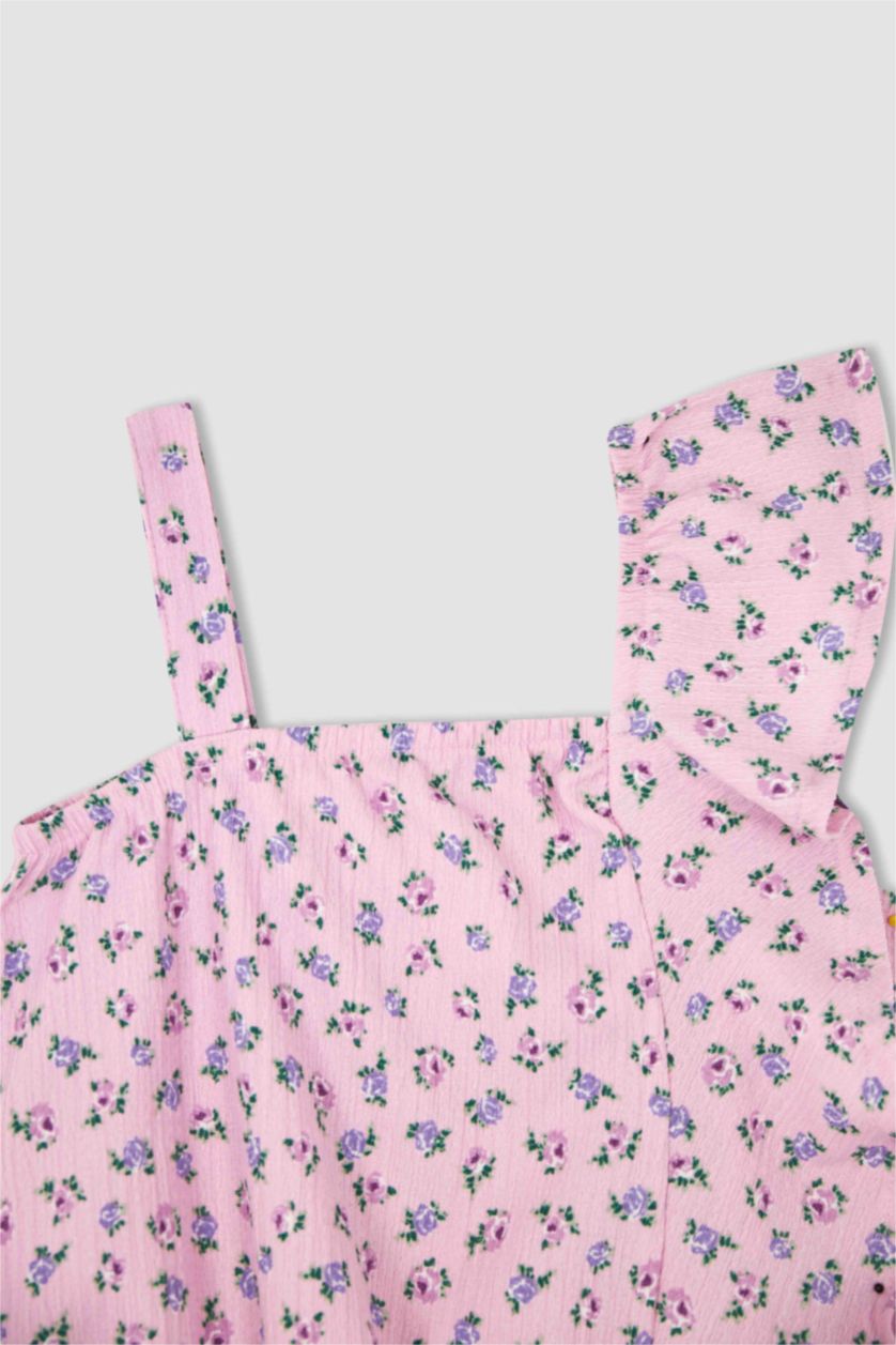 Девочки и подростки Розовый Комплект из 2-х вещей с цветочным принтом