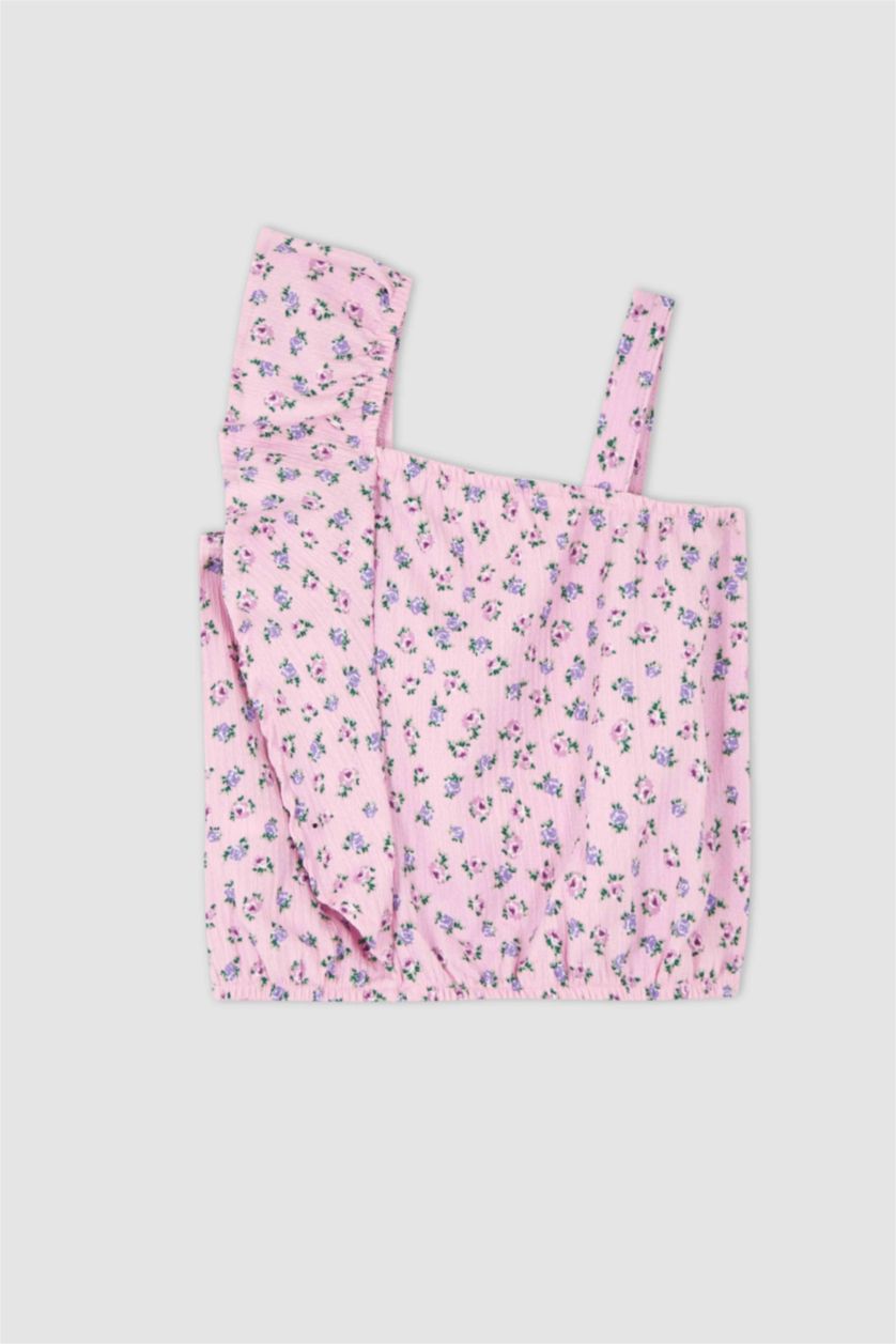 Девочки и подростки Розовый Комплект из 2-х вещей с цветочным принтом