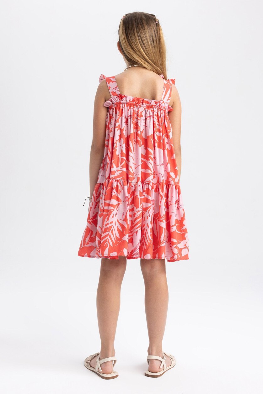 Pink GIRLS & TEENS Girl Patterned Sleeveless Dress 2830780 | DeFacto