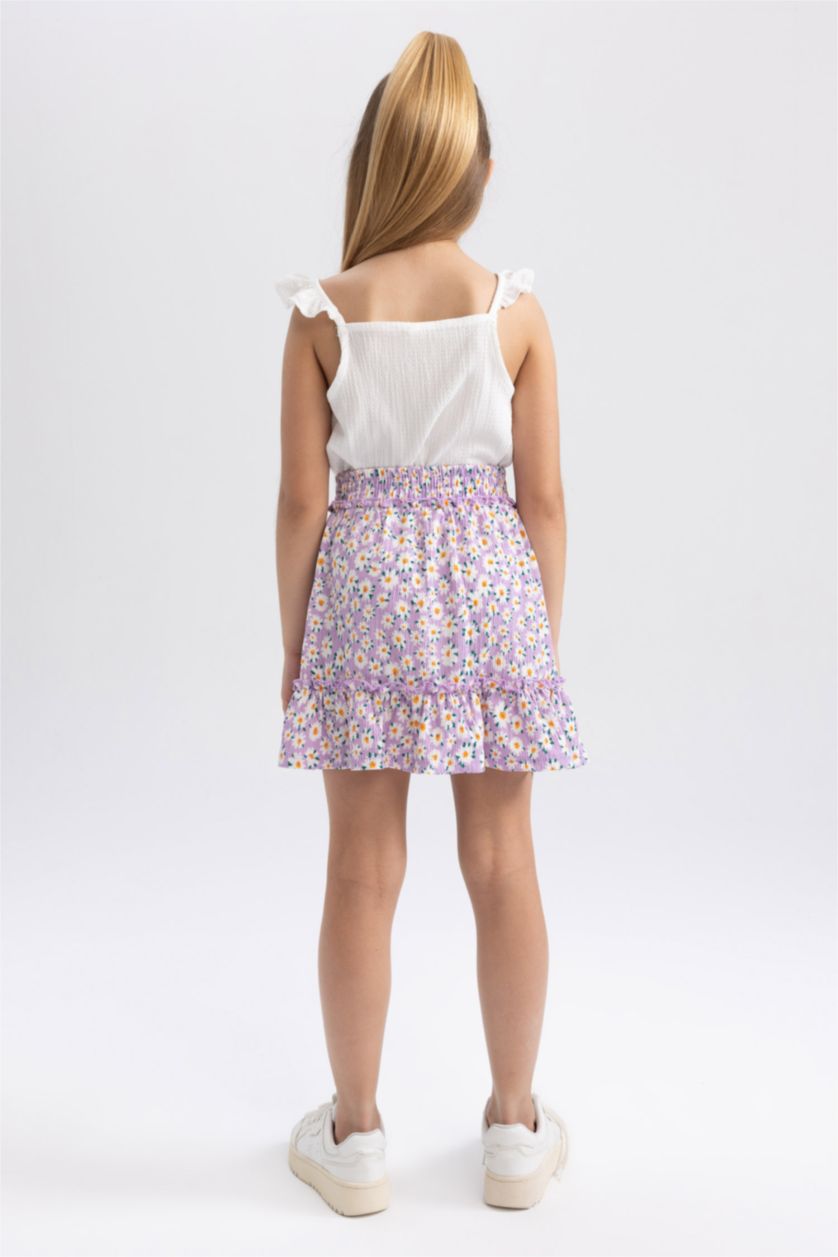 GIRLS & TEENS Lilac Girl Regular Fit Knitted Skirt