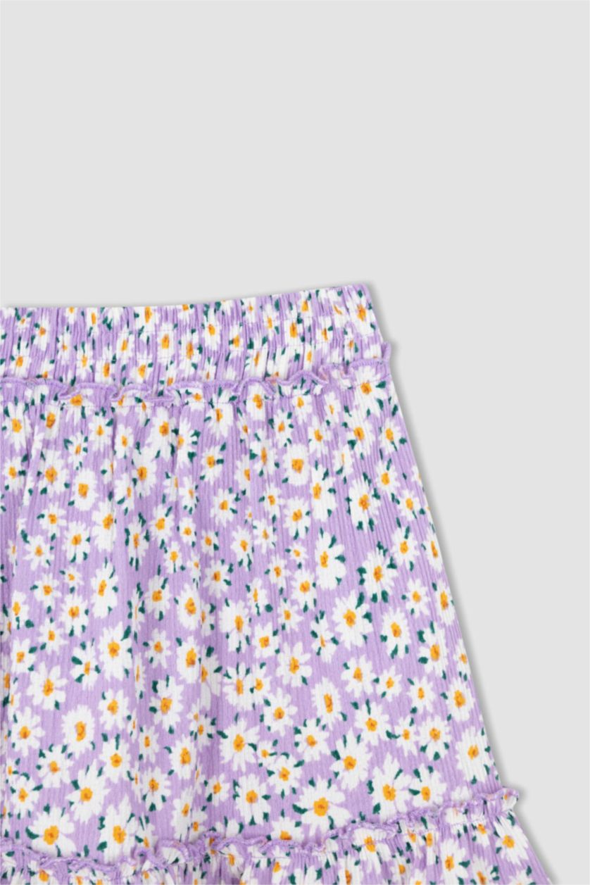 GIRLS & TEENS Lilac Girl Regular Fit Knitted Skirt
