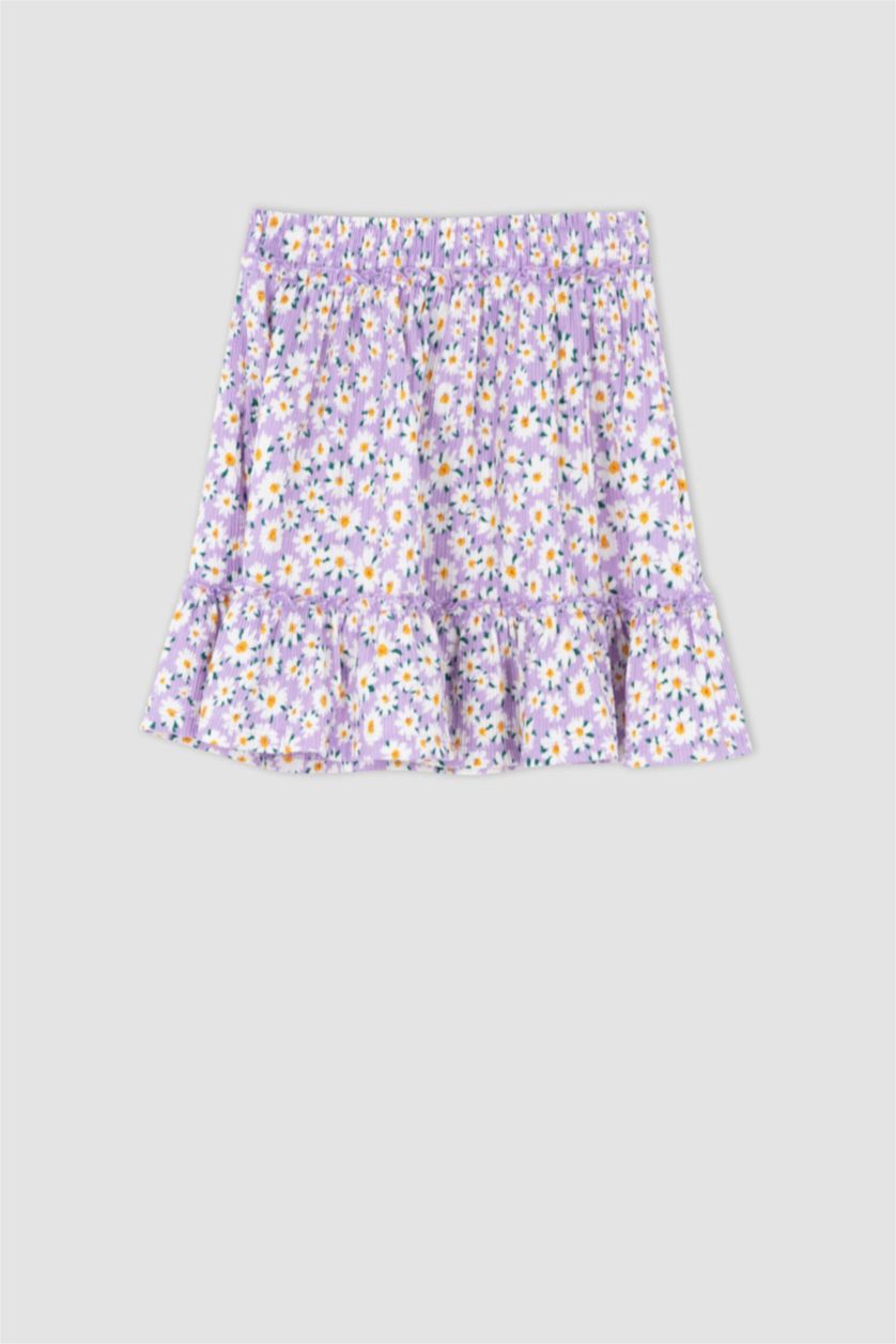 GIRLS & TEENS Lilac Girl Regular Fit Knitted Skirt