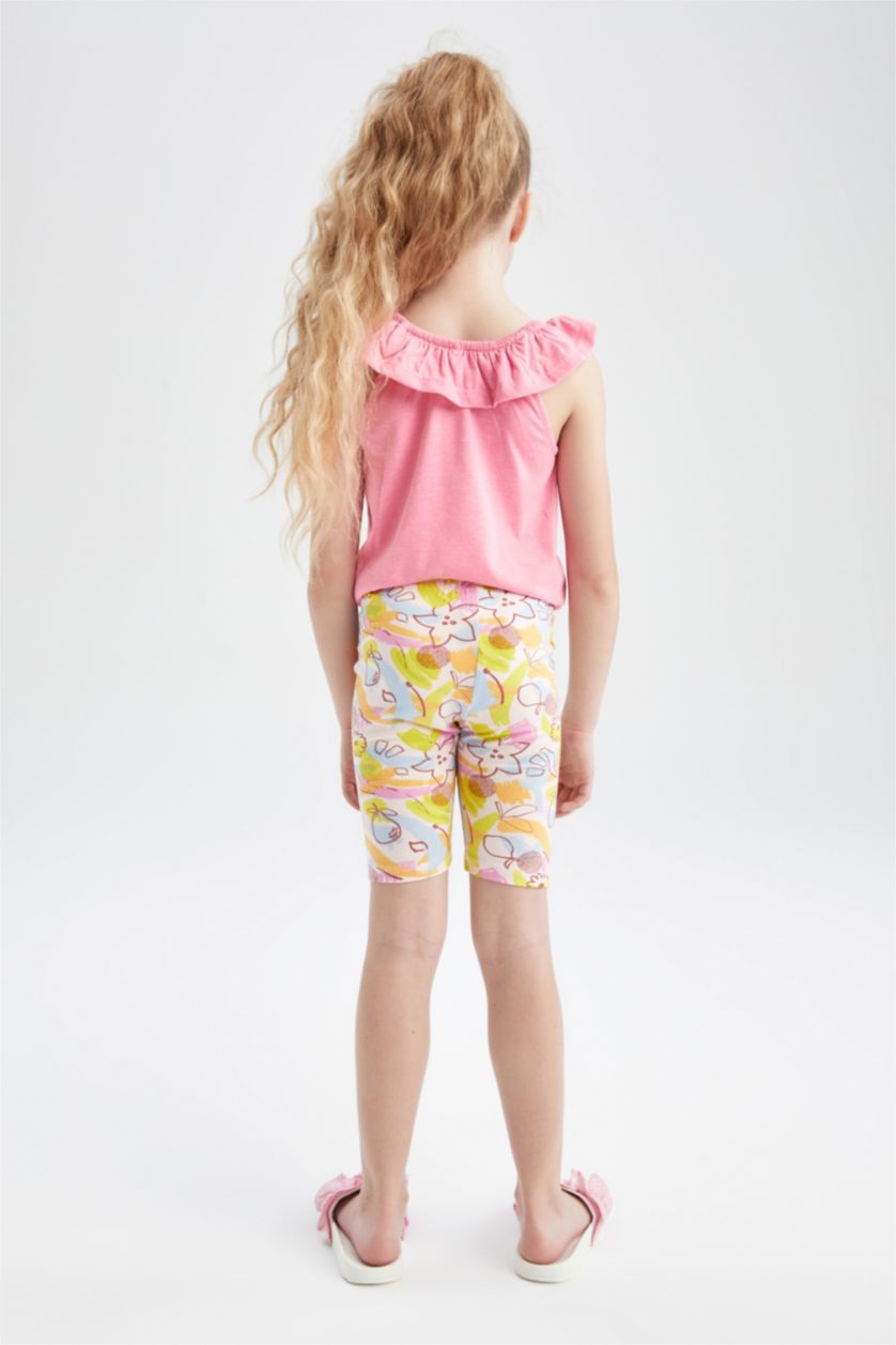 GIRLS & TEENS Light Pink Girl Biker Leggings