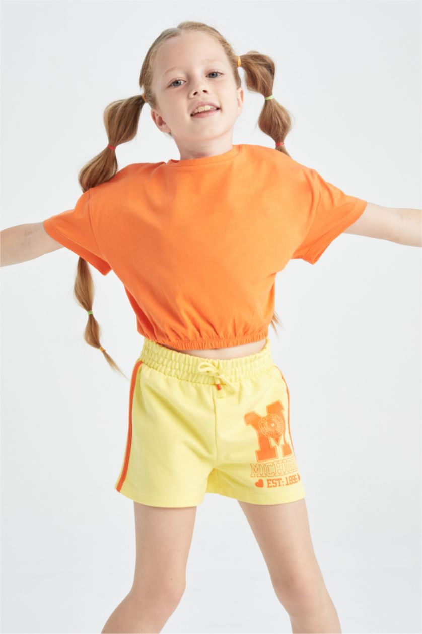 GIRLS & TEENS Yellow Girls Shorts