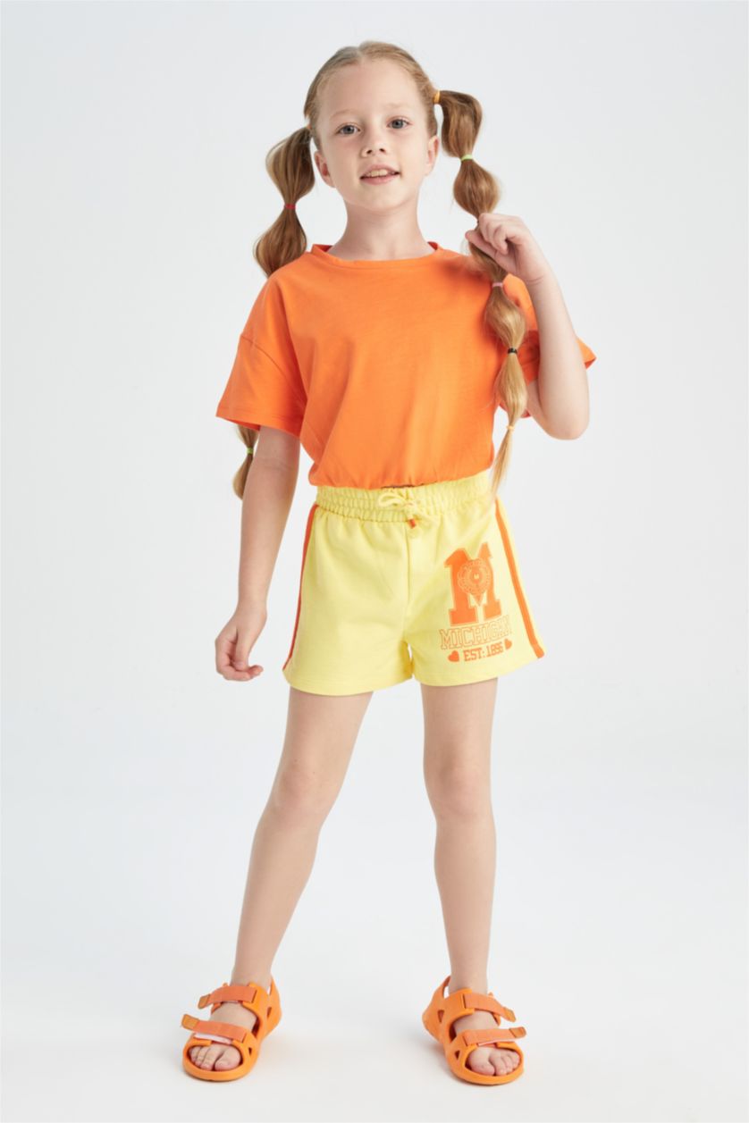 GIRLS & TEENS Yellow Girls Shorts