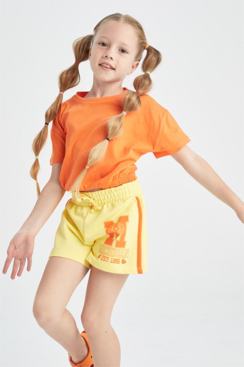 GIRLS & TEENS Yellow Girls Shorts