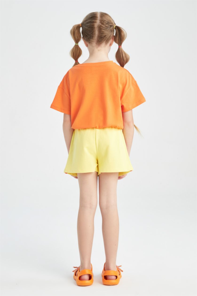 GIRLS & TEENS Yellow Girls Shorts