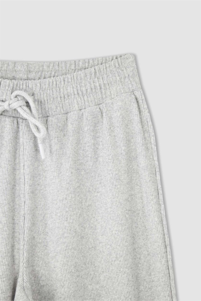 FEMME Gris Sweet Pants Basic Avec Cordon De Serrage À La Taille