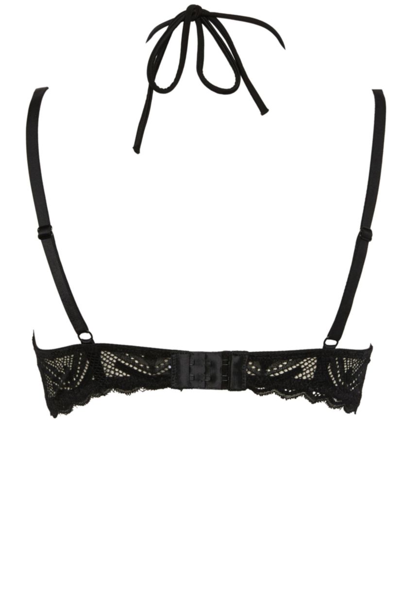 FEMME Noir Soutien Gorge en Dentelle sans rembourrage avec armature de Fall in Love