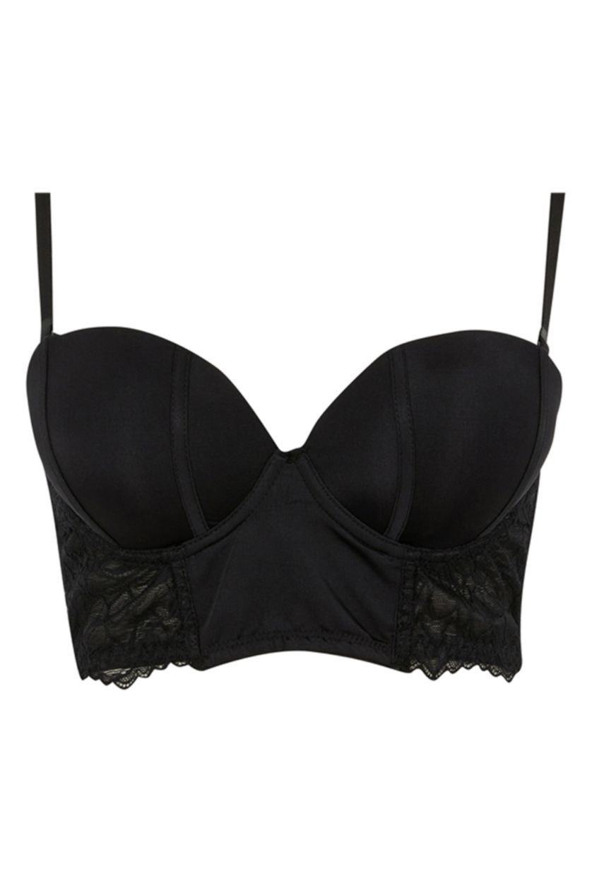 WOMAN Black Fall in Love With Lace Maximiser Bra