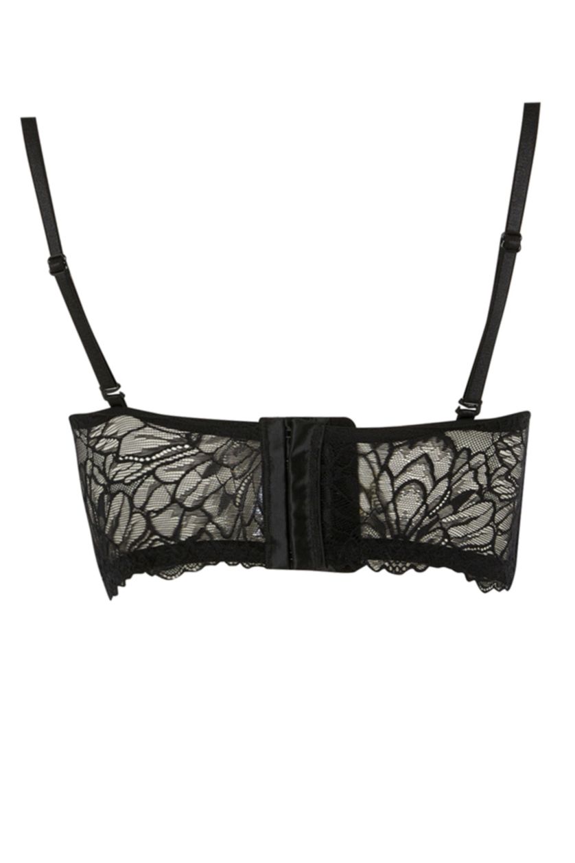 WOMAN Black Fall in Love With Lace Maximiser Bra