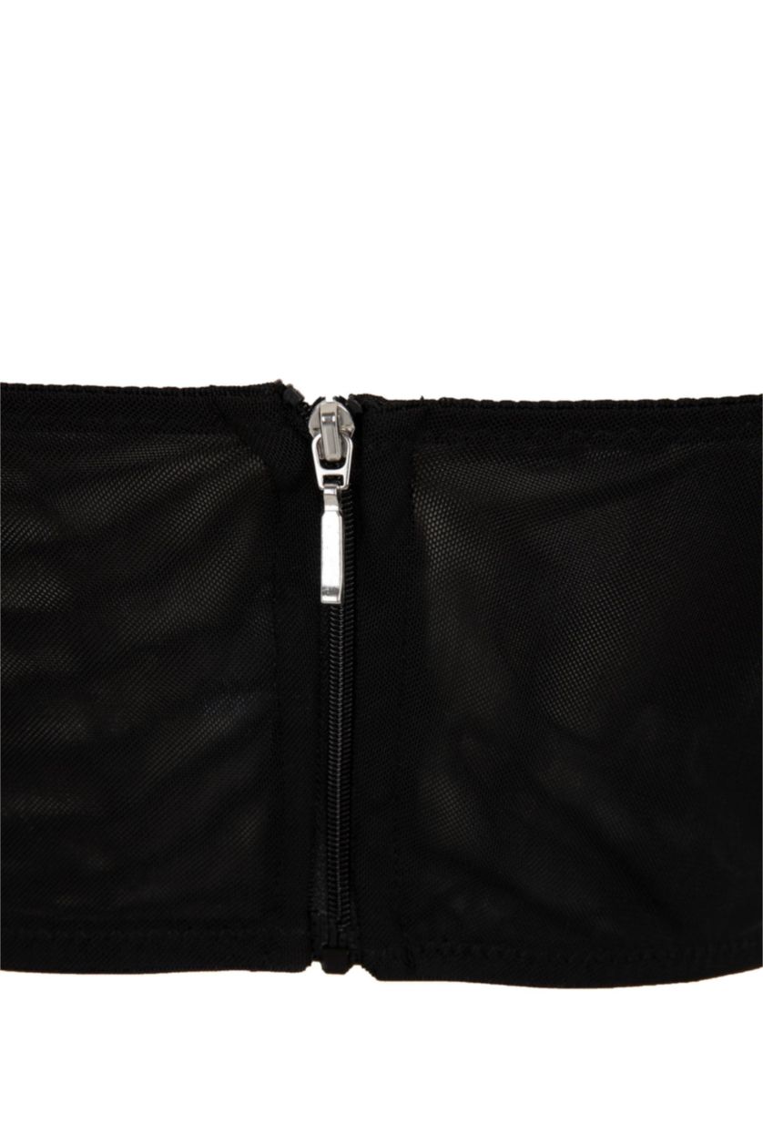 FEMME Noir Soutien gorge Dentelle Découvert Dentelle détaillée