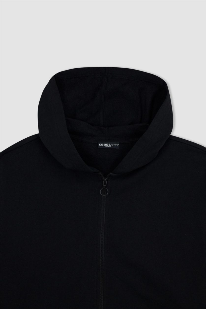 Woman Black Cooolol Standard Fit Cardigan