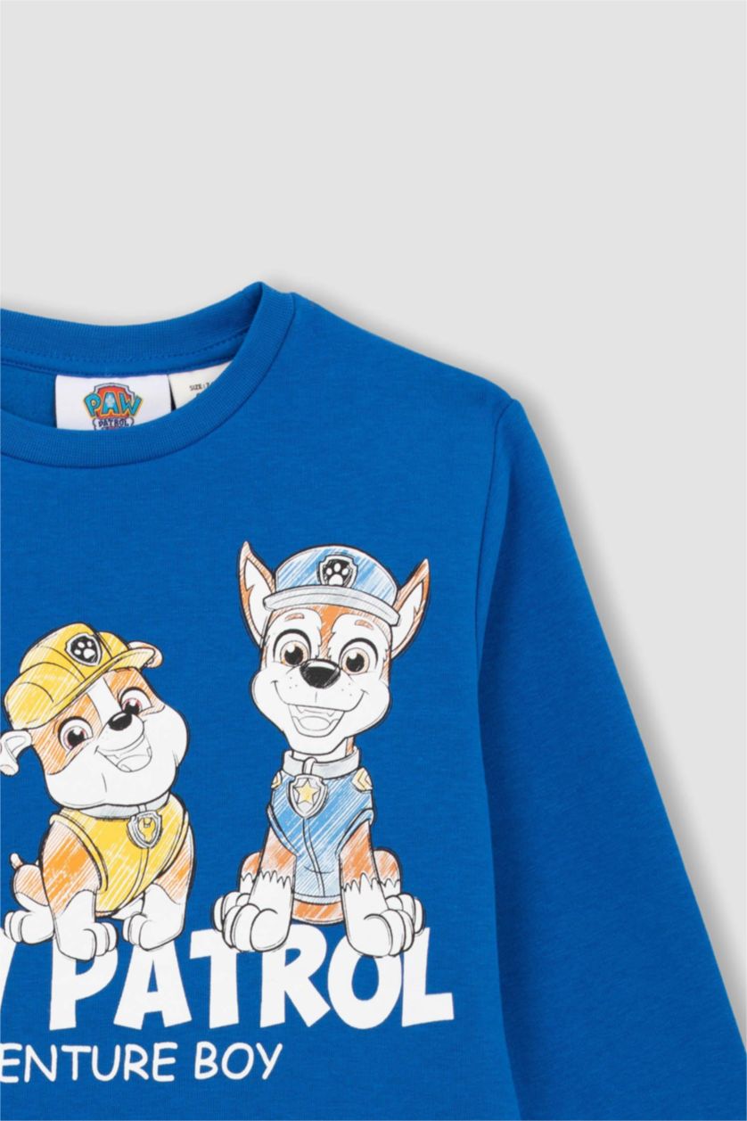 Boys & Teens Royal Regular Fit PAW Patrol Licensed Hooded Sweatshirt