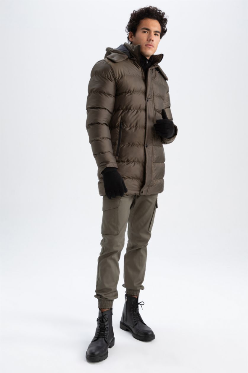 Erkek Haki Parka