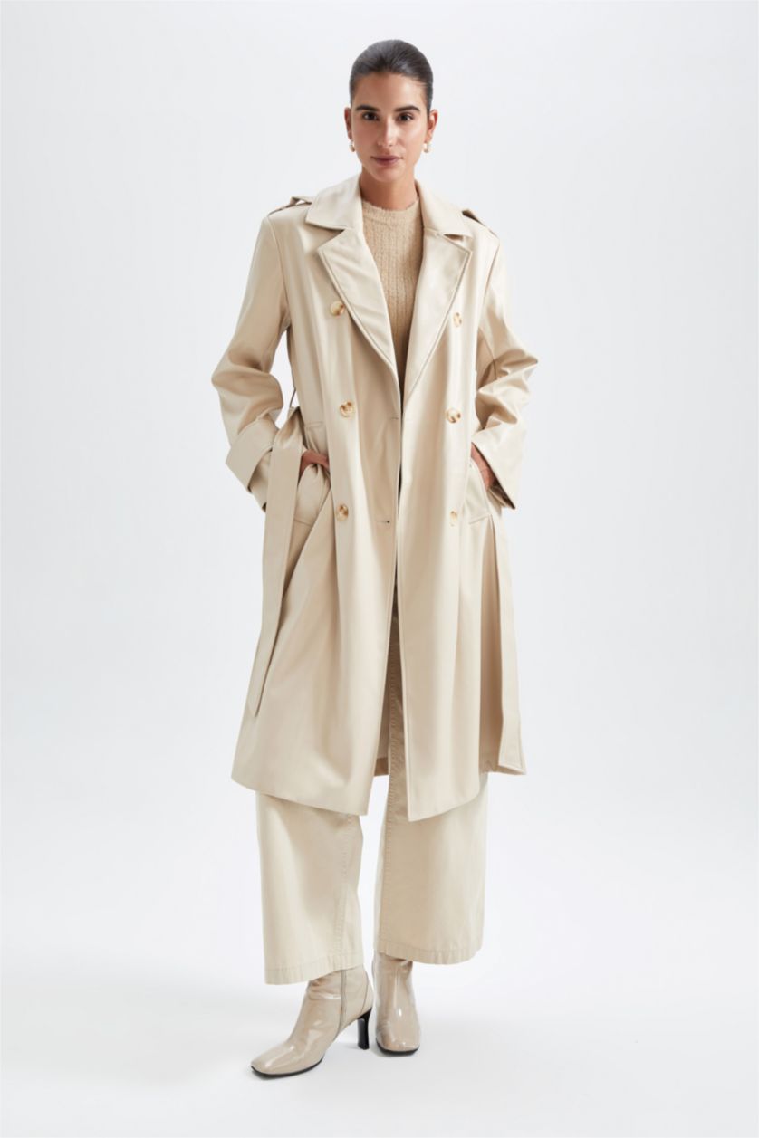 WOMAN Ecru Trenchcoat