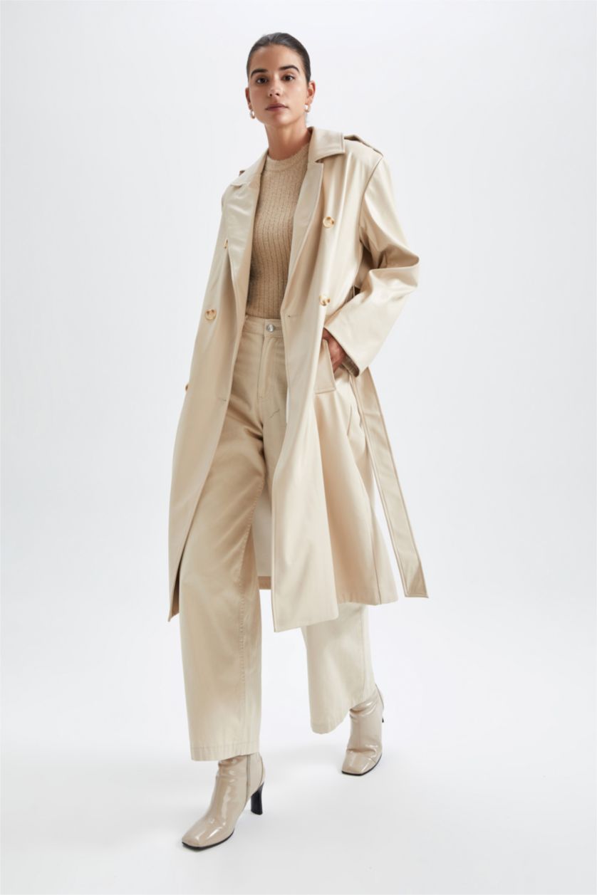WOMAN Ecru Trenchcoat