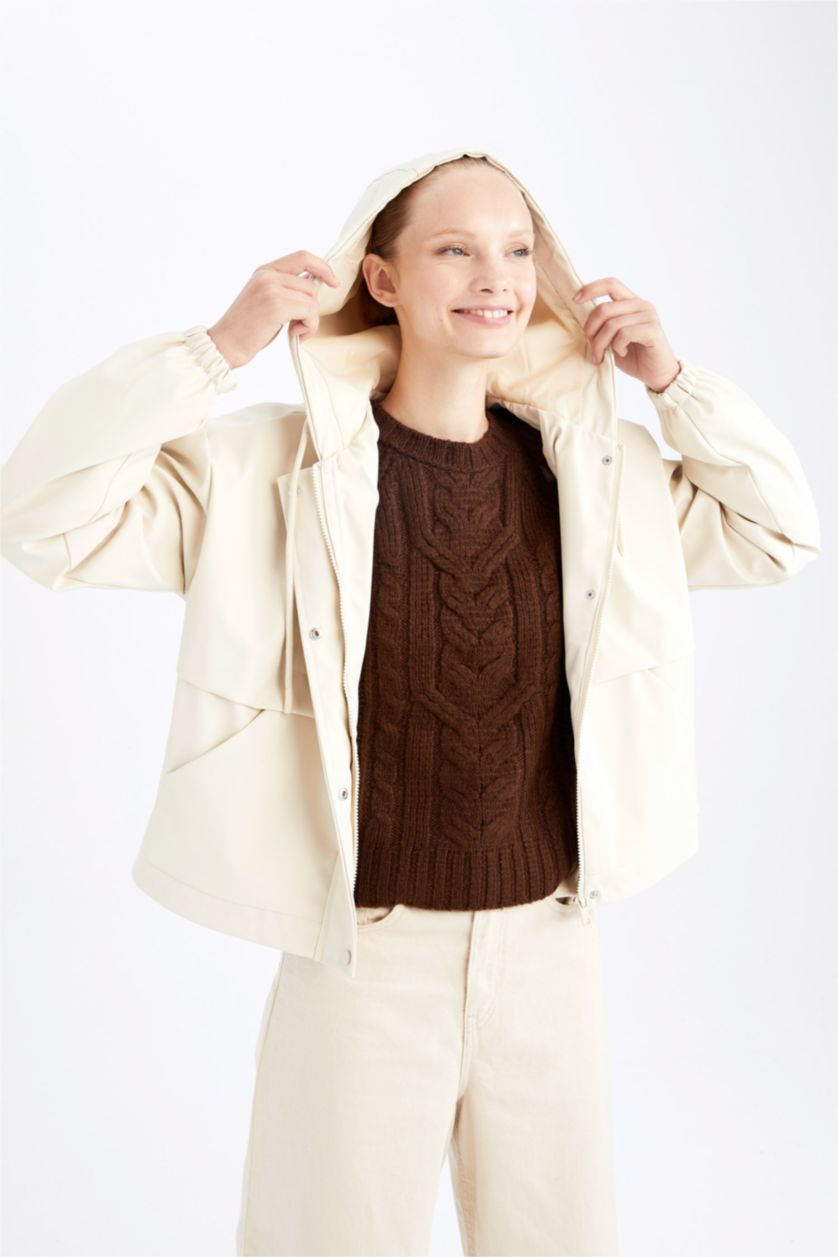 WOMAN Sand Raincoat