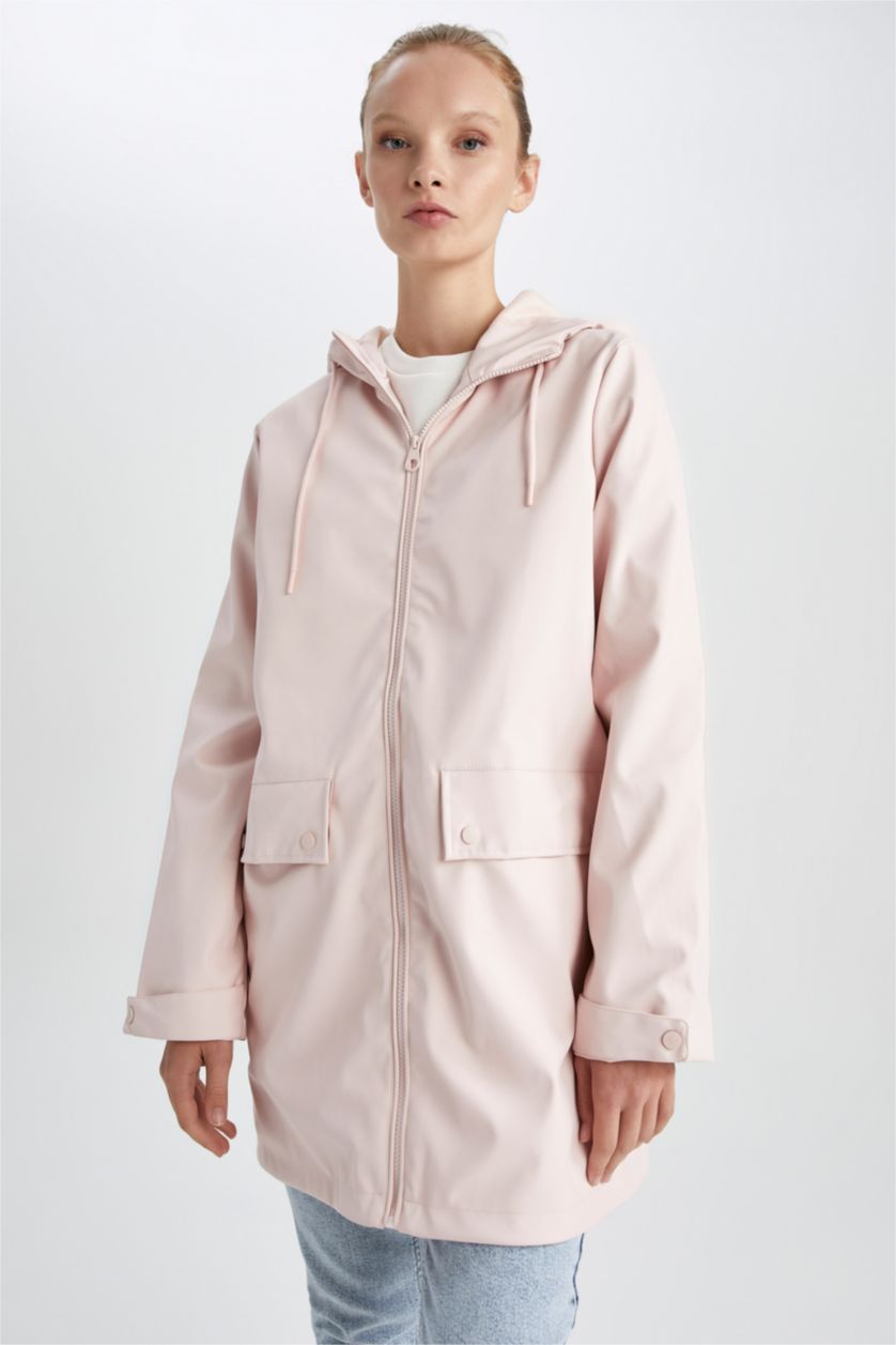 Kadın Pembe Yağmurluk