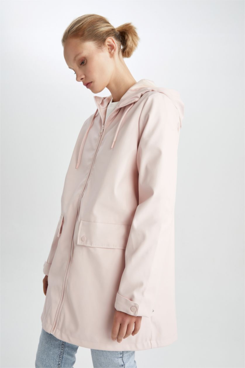 Kadın Pembe Yağmurluk