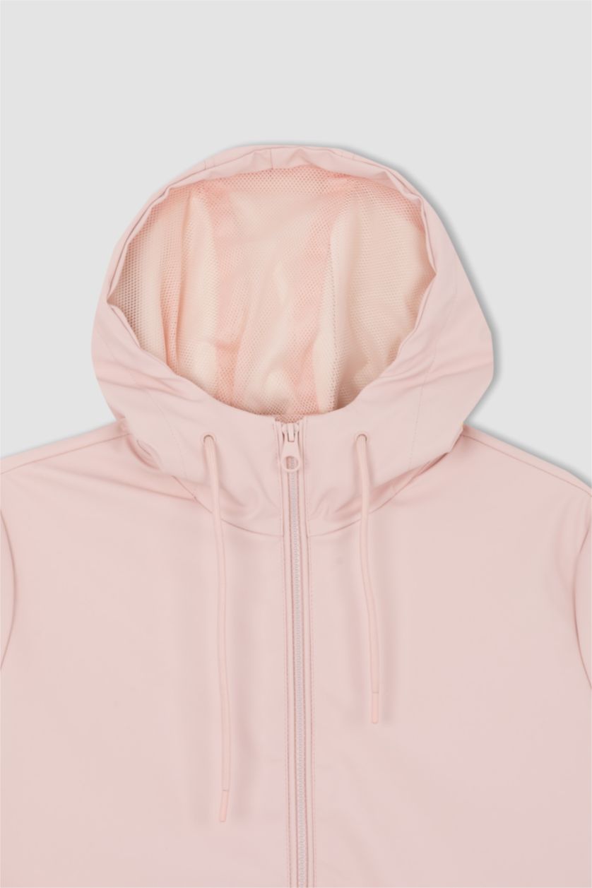 Kadın Pembe Yağmurluk