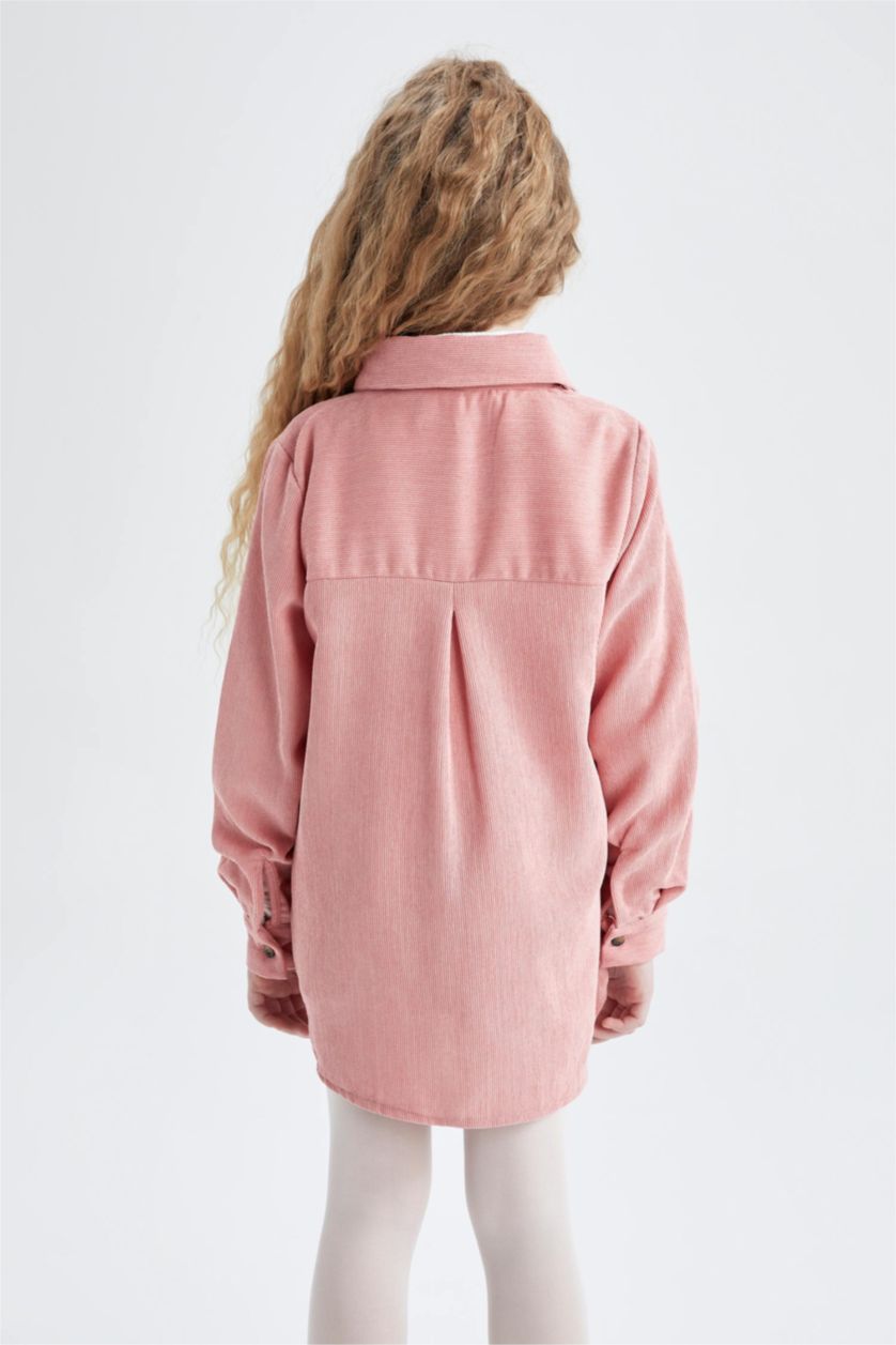 GIRLS & TEENS Rose Relax Fit Long Sleeve Shirt