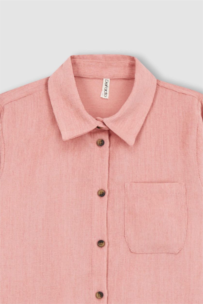 GIRLS & TEENS Rose Relax Fit Long Sleeve Shirt