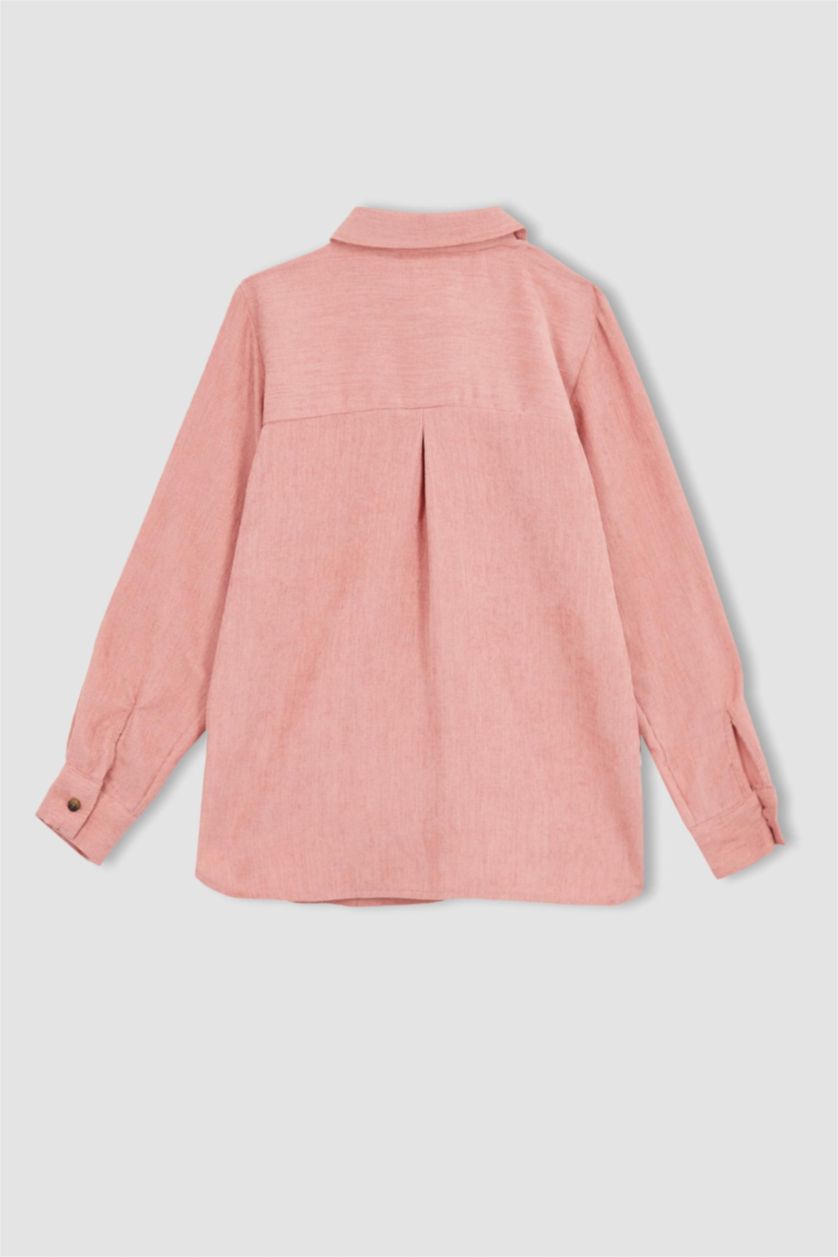 GIRLS & TEENS Rose Relax Fit Long Sleeve Shirt