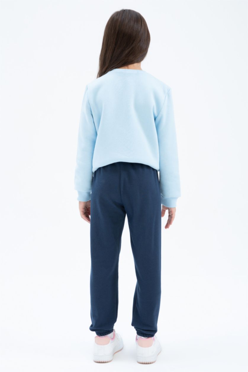 Kız Çocuk - Genç Kız Lacivert Kız Çocuk Frozen Eşofman