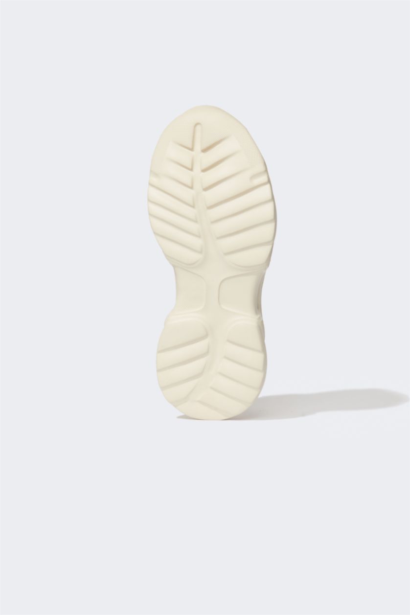 Kadın Camel Kadın DeFactoFit Yüksek Taban Bağcıklı Spor Ayakkabı