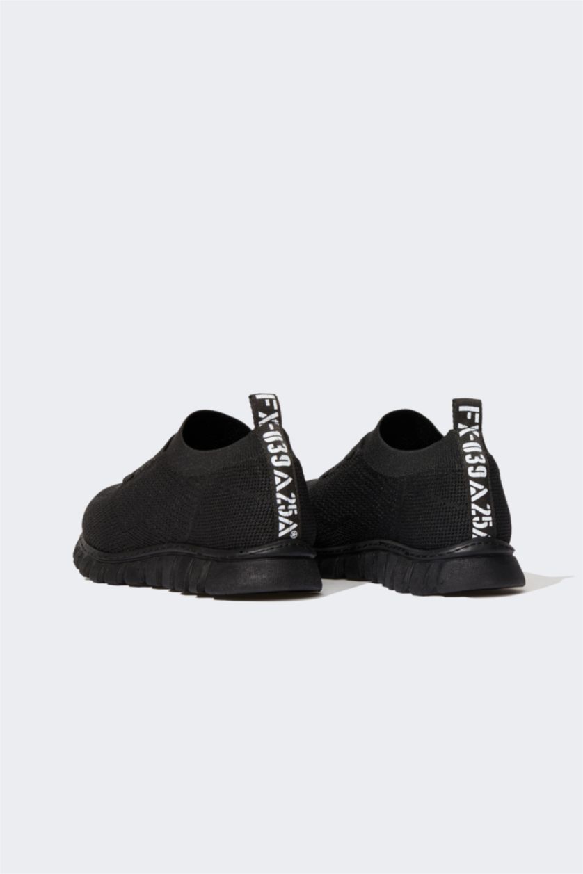 WOMAN Black Woman Serrated Sole Sport shoes