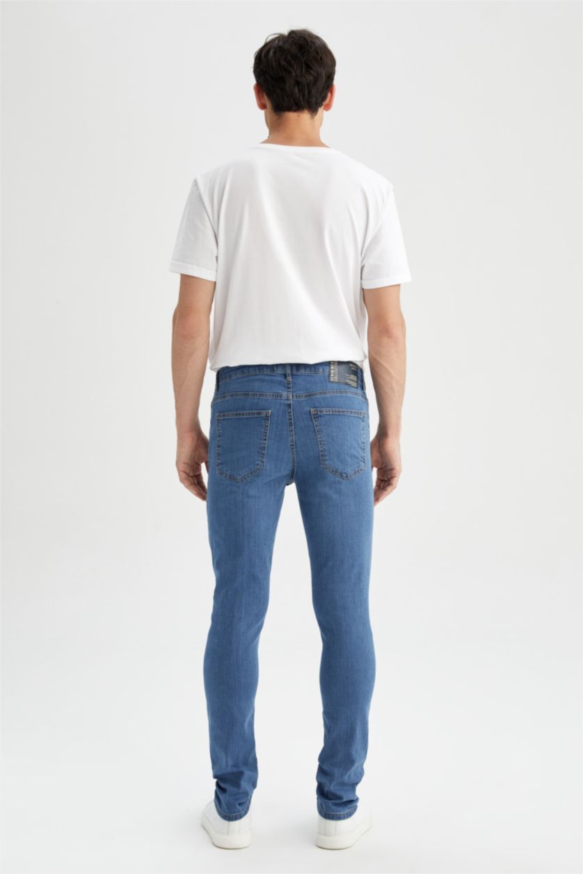 MAN Blue Pedro Slim Fit Trousers