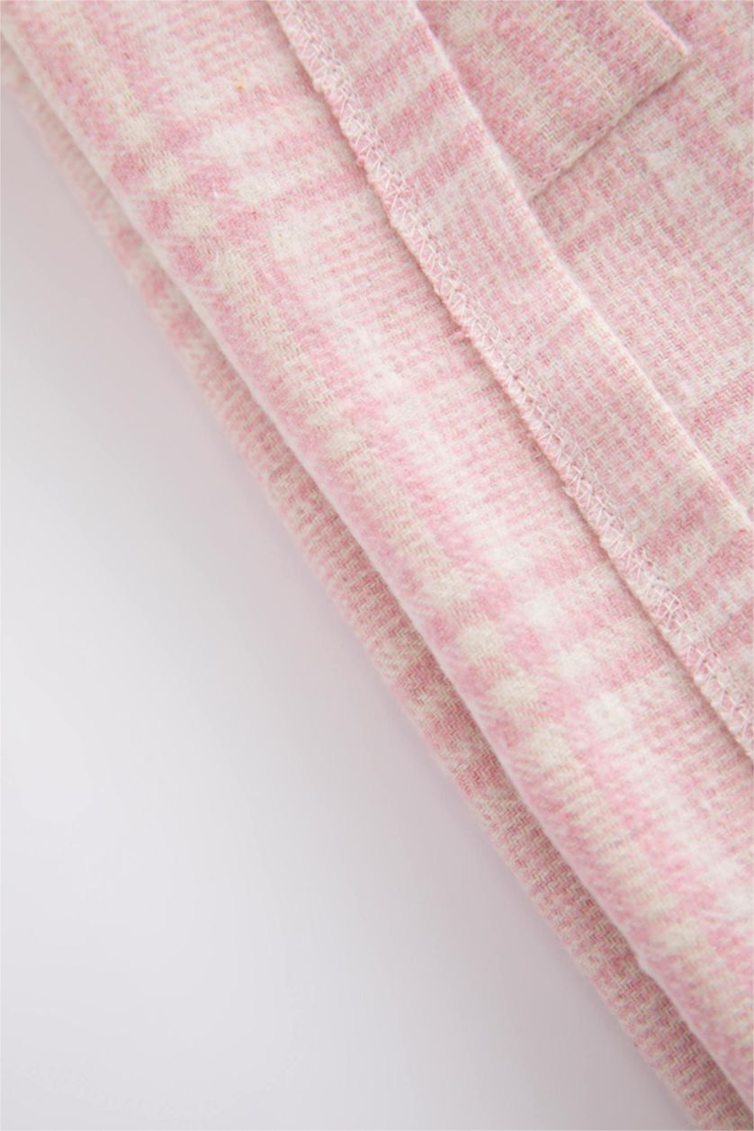BÉBÉ FILLE Rose Robe Flanelle Carreaux À bretelles