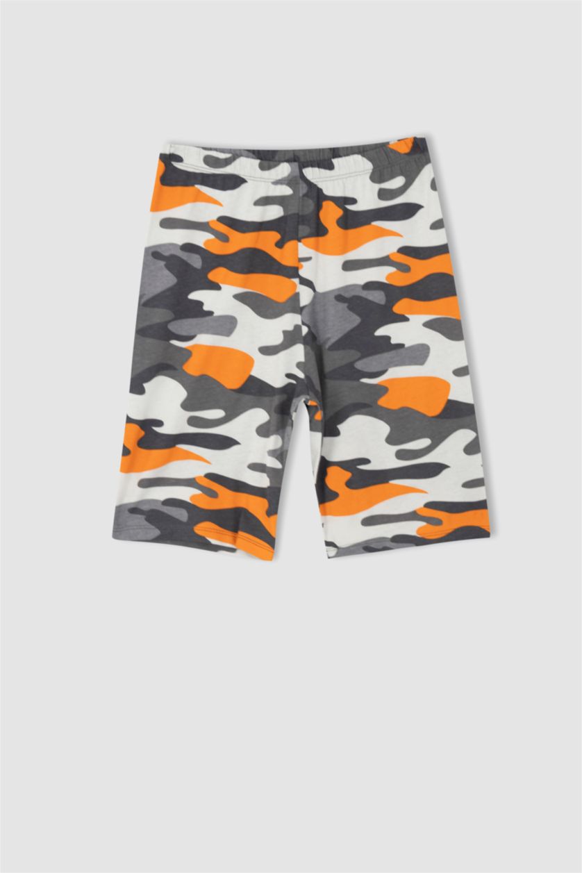 GARÇONS Orange Ensemble pyjama short imprimé manches courtes pour garçon