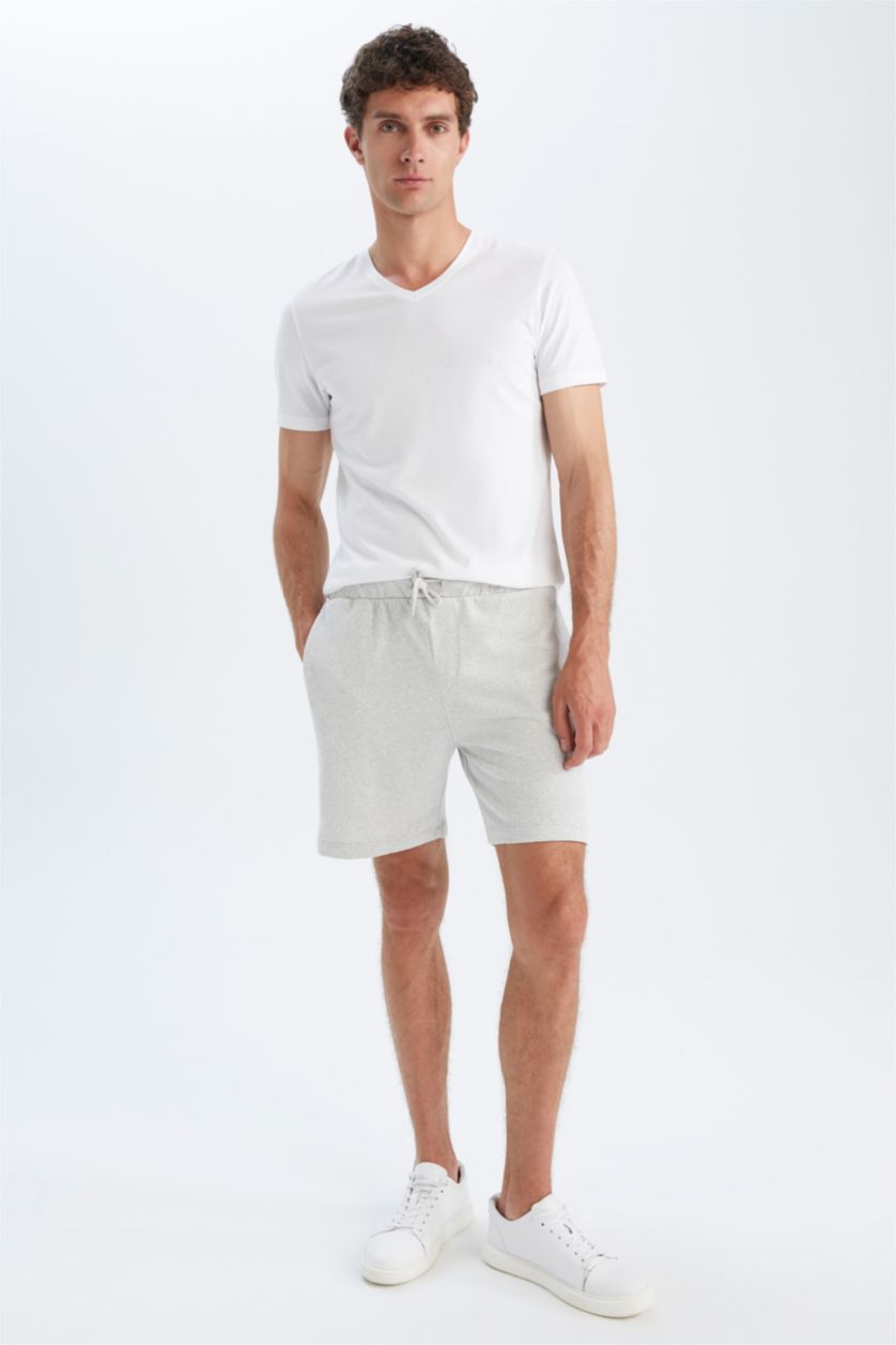 MAN Grey Melange Regular Fit