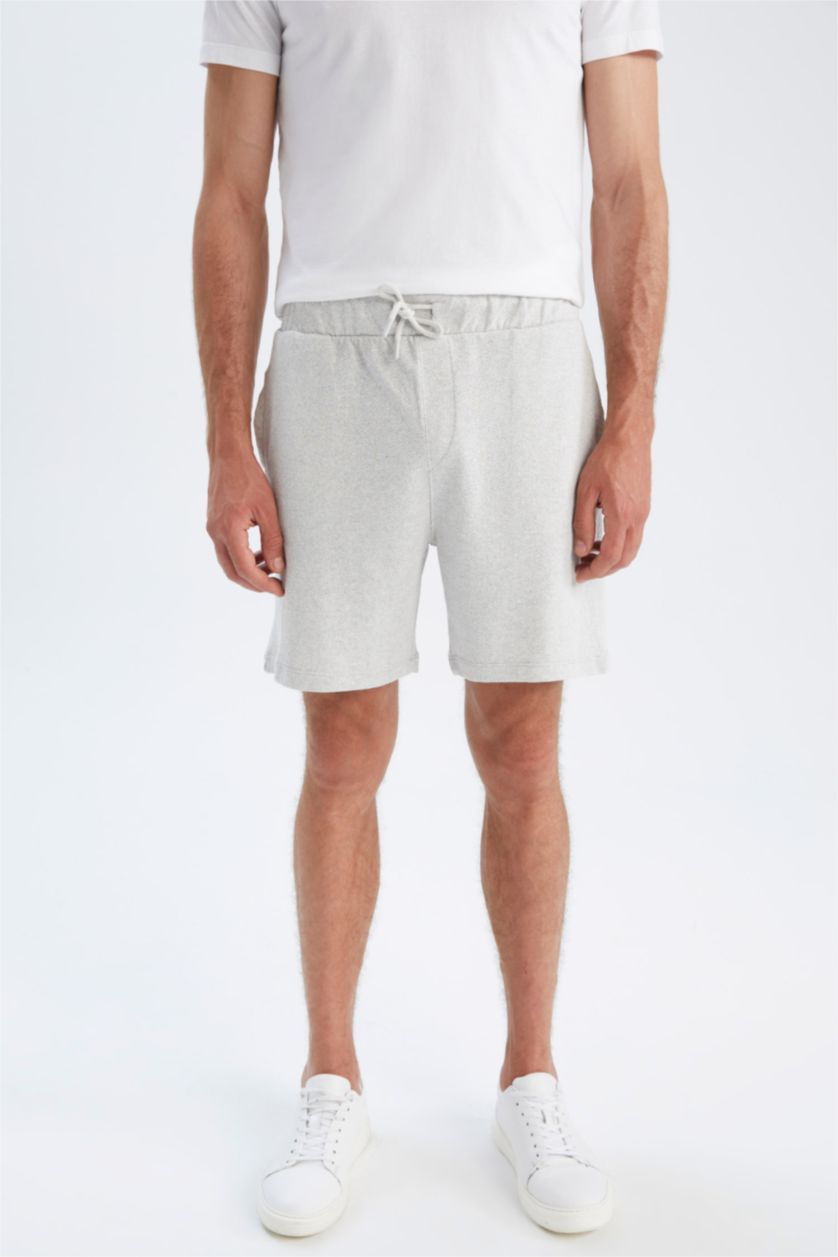 MAN Grey Melange Regular Fit