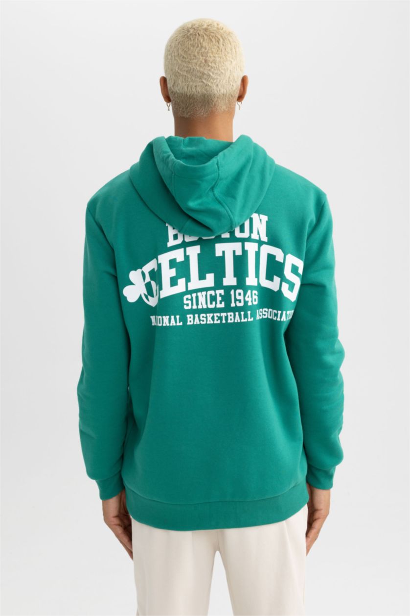 HOMME Vert Tissu Sweat Épais Coupe standard