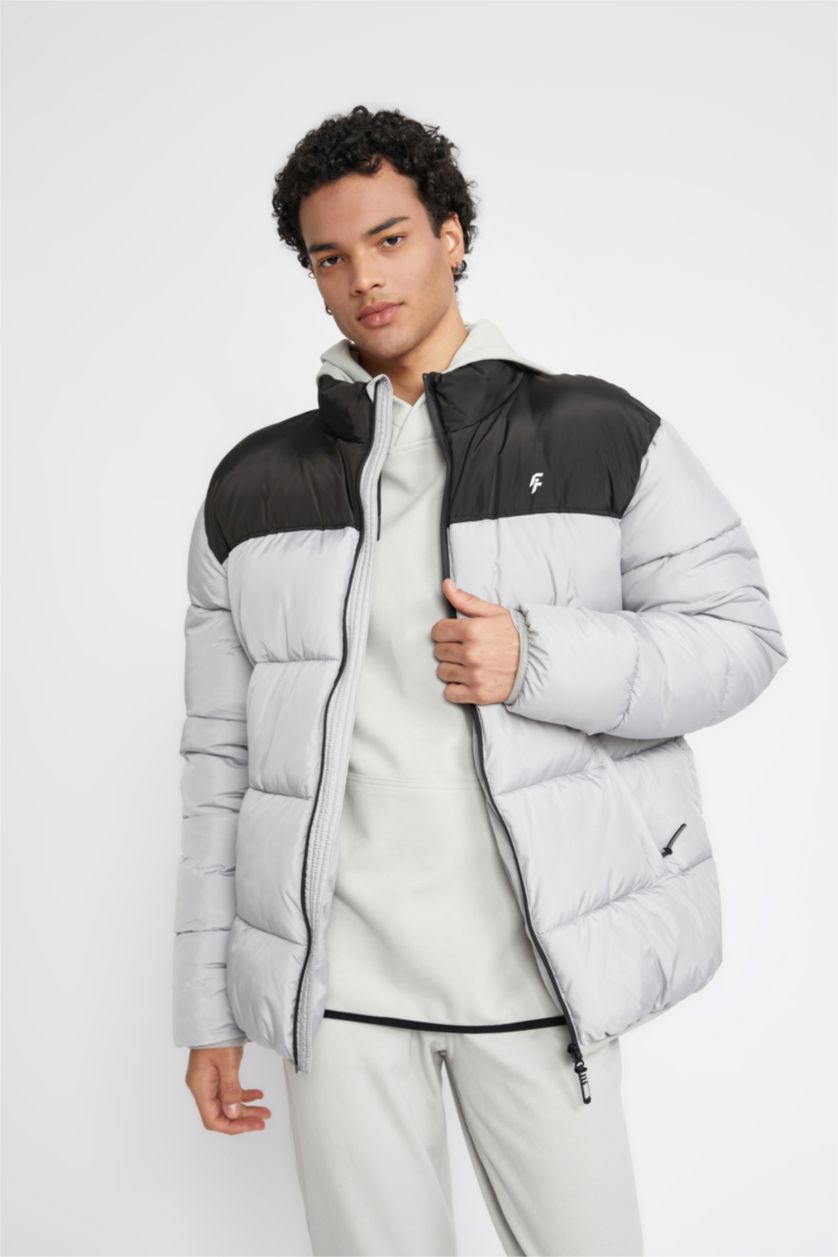 Erkek Açık Gri Mont