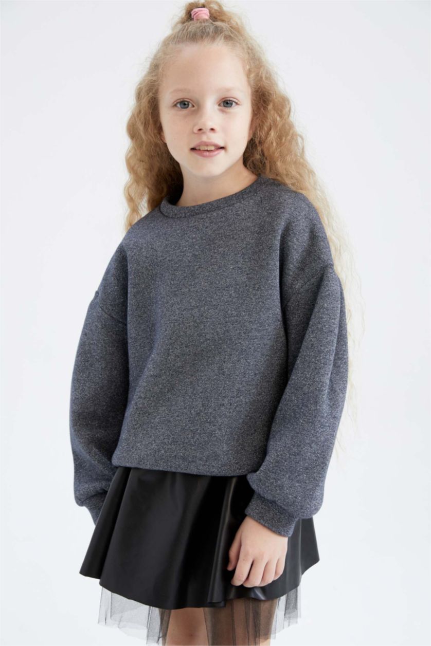 Kız Çocuk - Genç Kız İndigo Kız Çocuk Sweatshirt