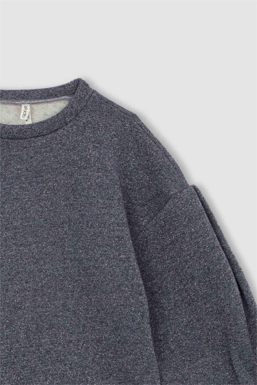 Kız Çocuk - Genç Kız İndigo Kız Çocuk Sweatshirt