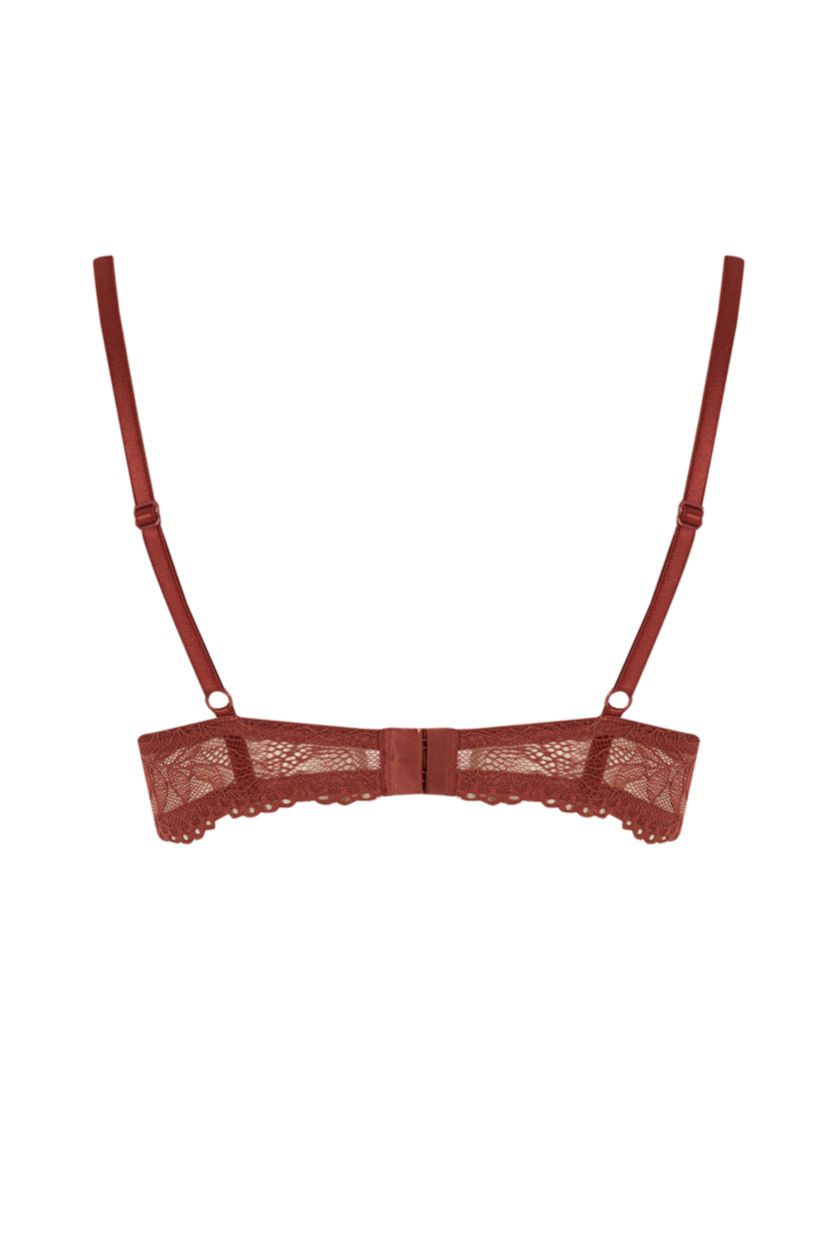 Kadın Bordo Kapsız Telli Bra