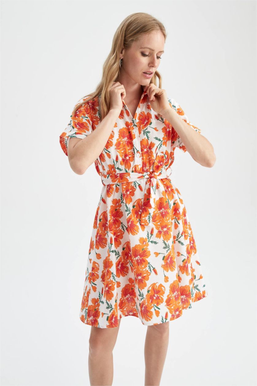 Kadın Turuncu Elbise