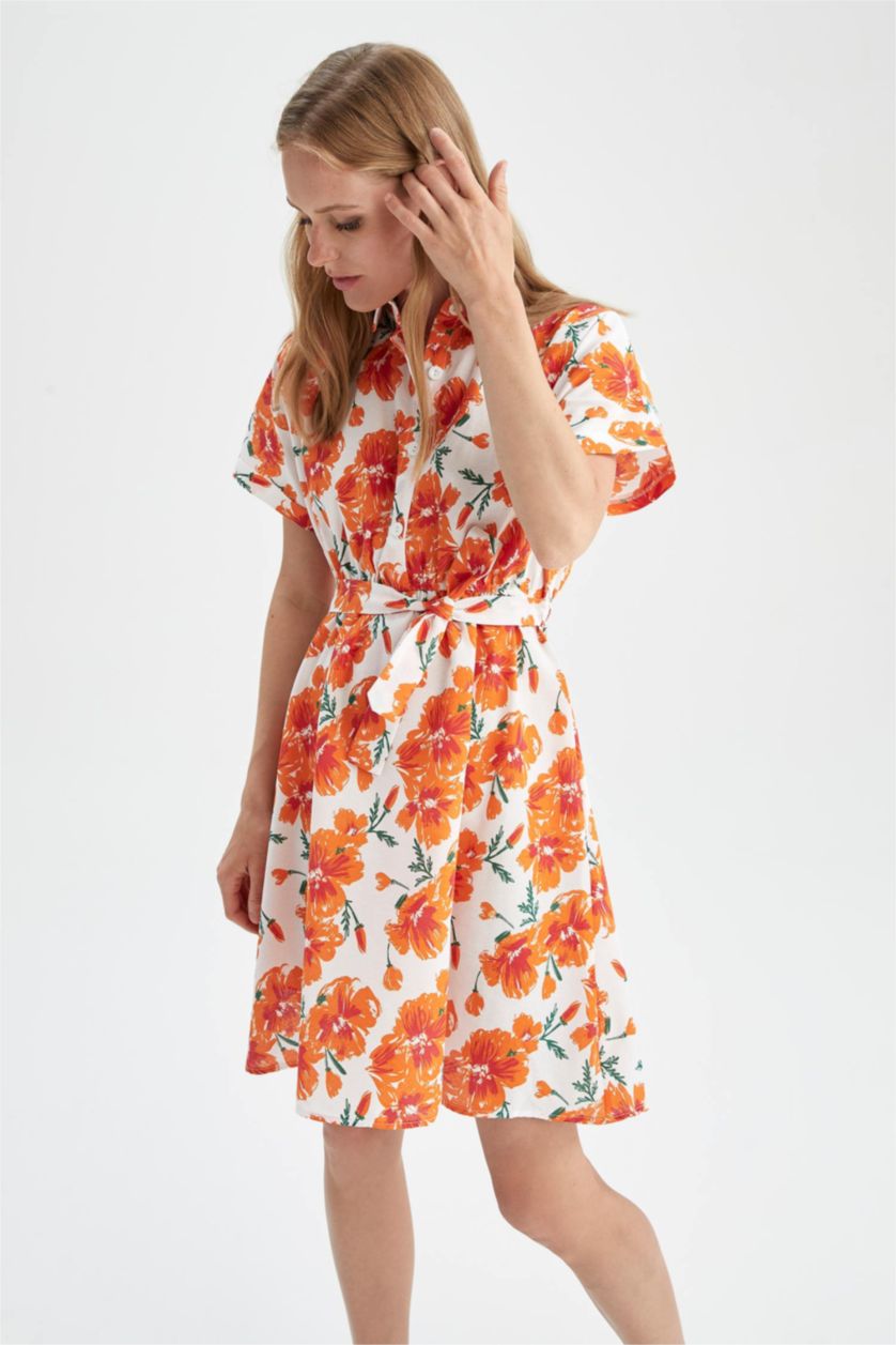 Kadın Turuncu Elbise