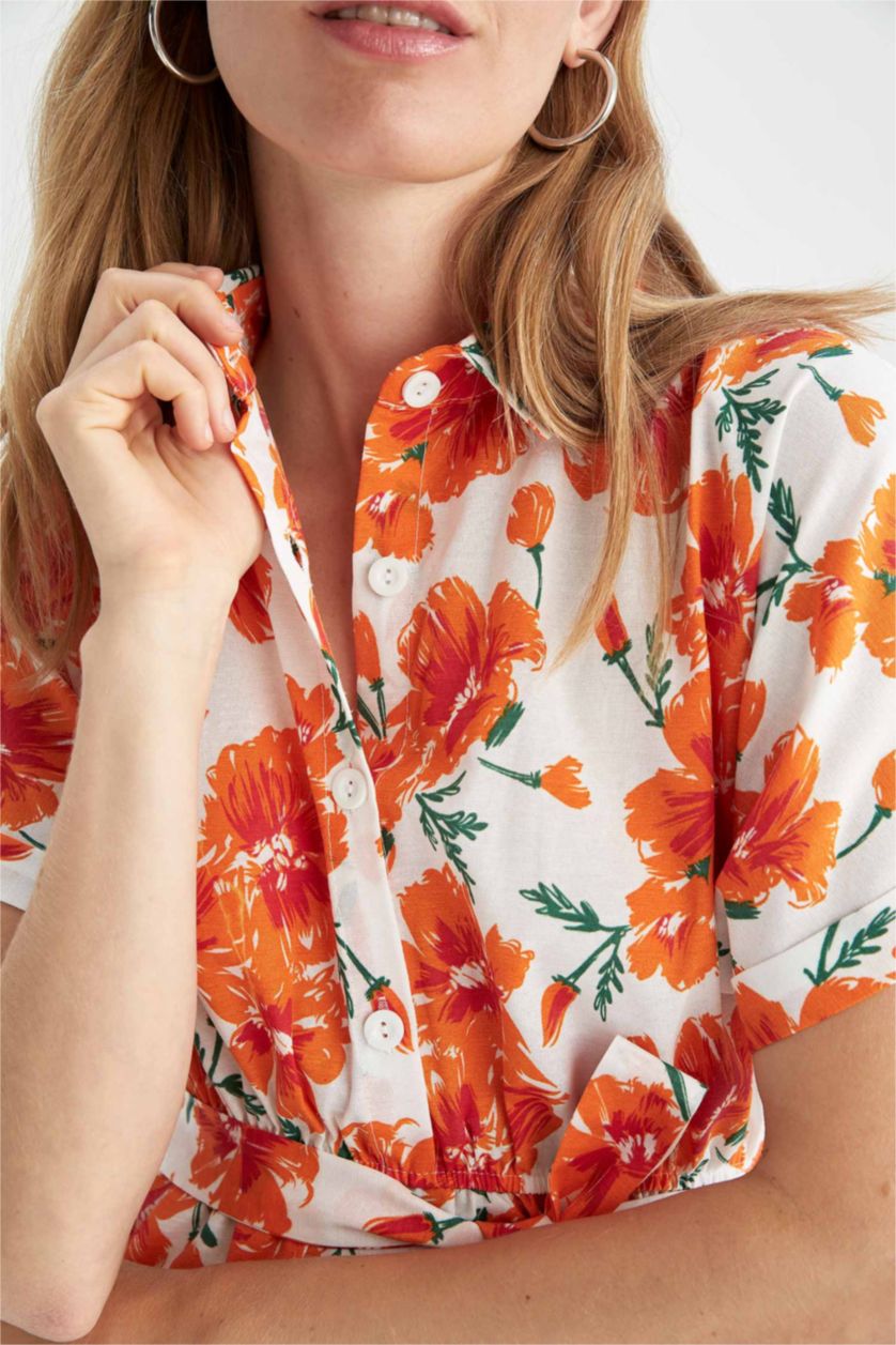 Kadın Turuncu Elbise