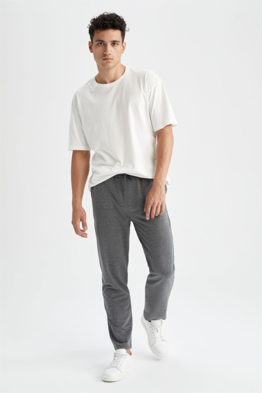 Erkek Antrasit Regular Fıt Pantolon