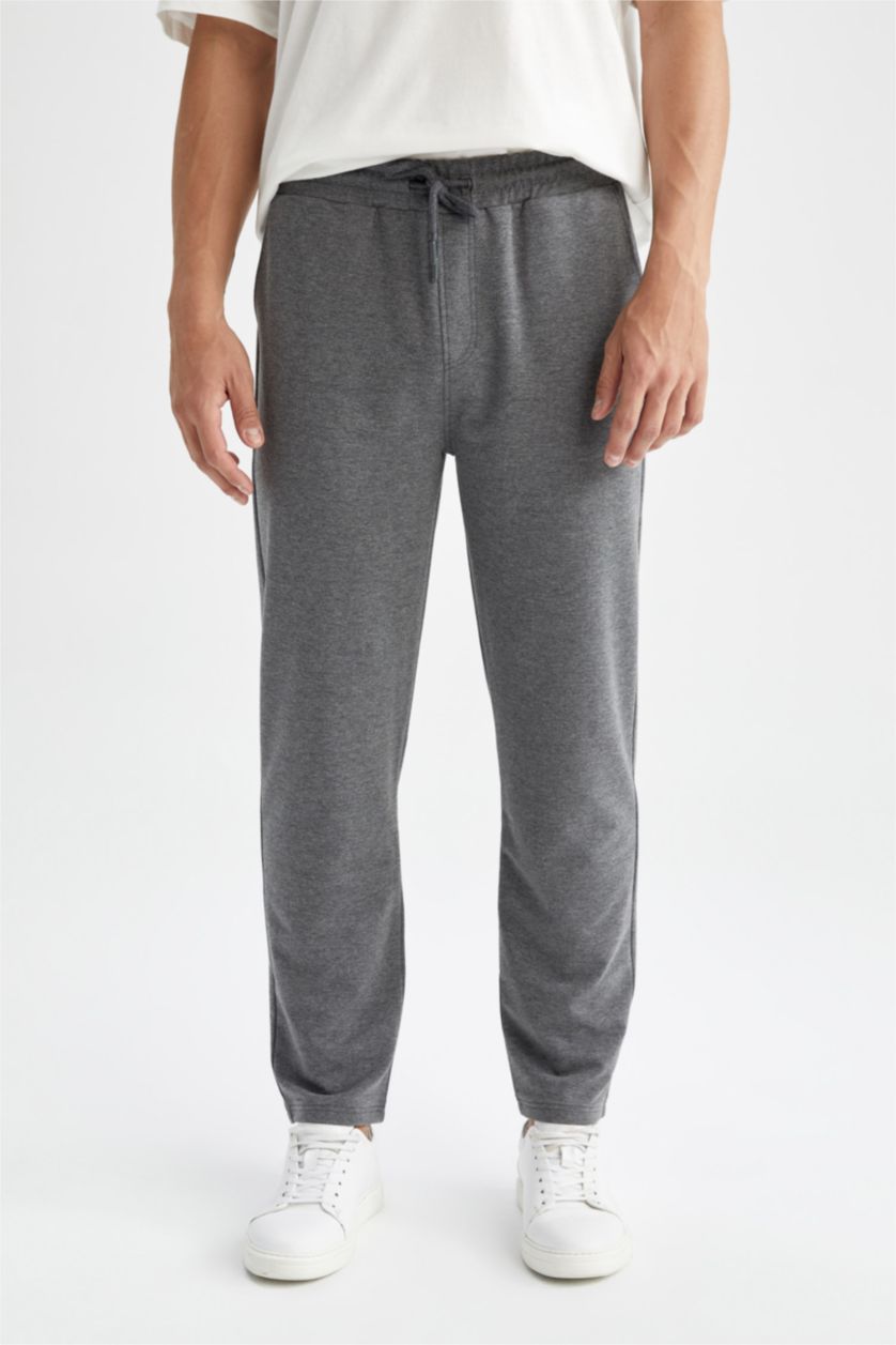 Erkek Antrasit Regular Fıt Pantolon