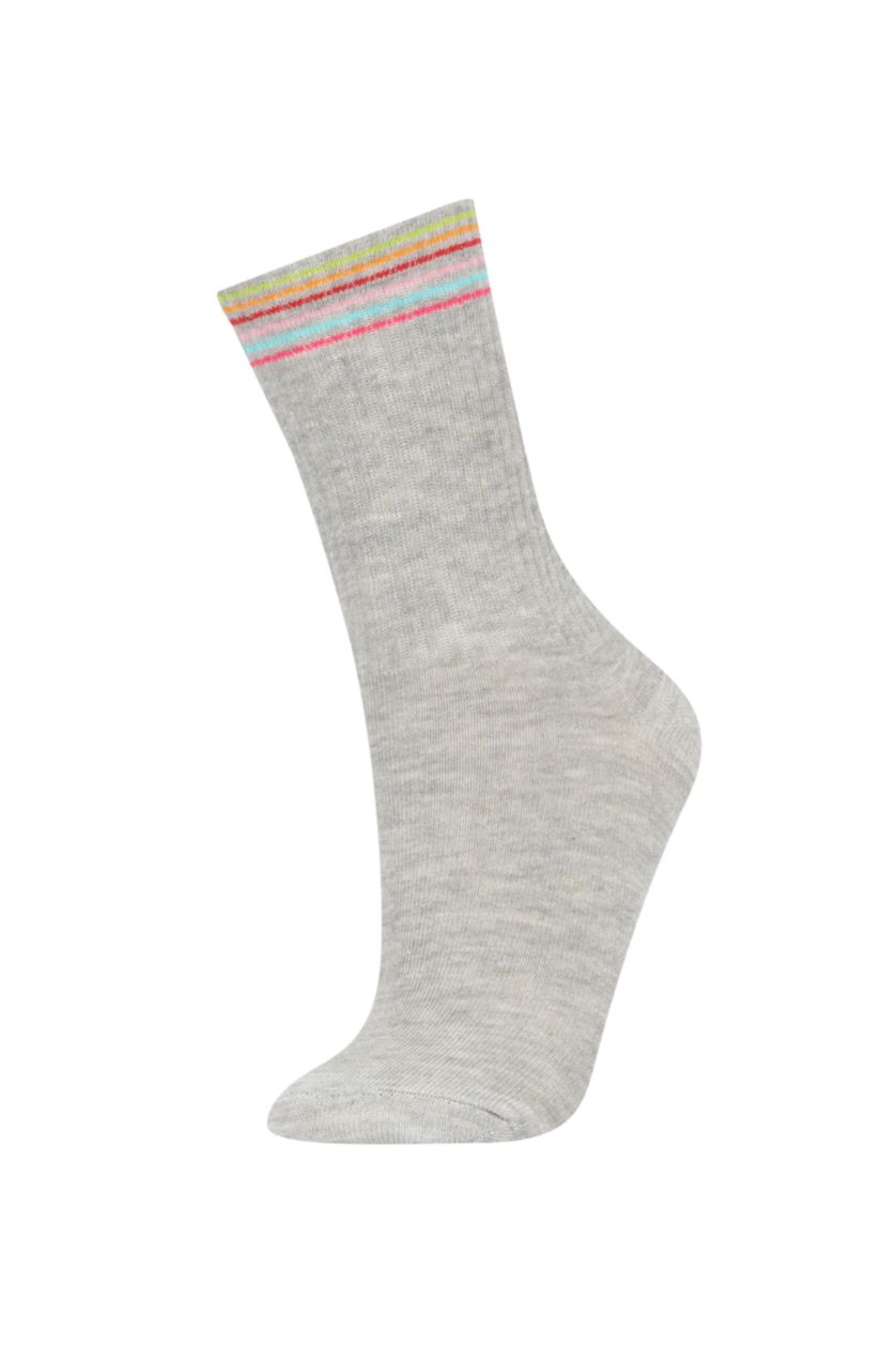 نساء Karma جوارب نسائي طويل قطن - 3 قطع